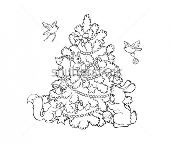FREE 20+ Christmas Coloring Pages in AI | Vector EPS | PDF | MS Word