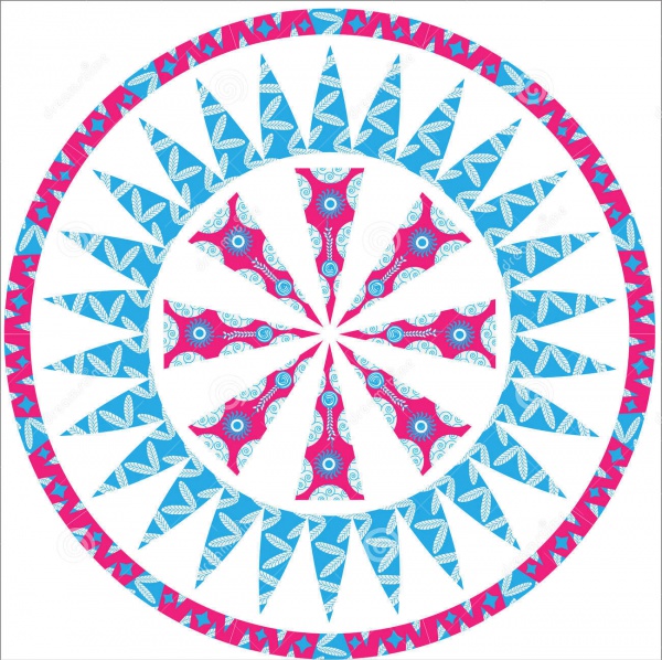 Circular Geometric Pattern