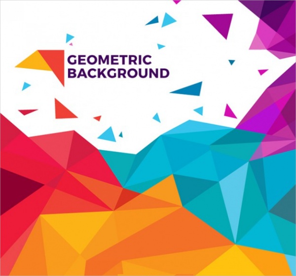 Colorful Geometric Background Design