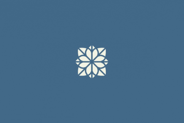 Cool Flower Logo Design