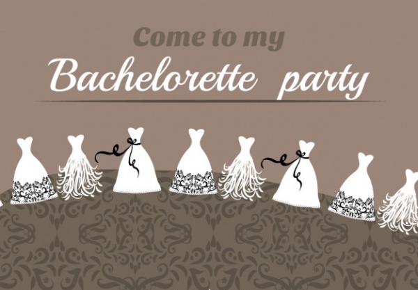 Customized Bachelottete Party Vector