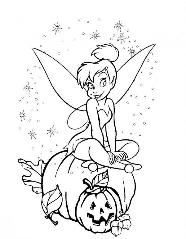 Disney Halloween Coloring Page