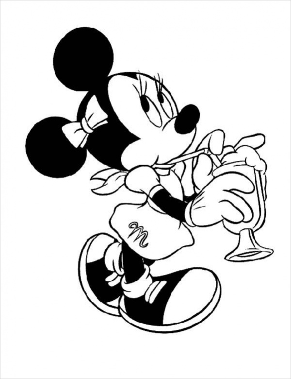 Disney Mickey Mouse Coloring Page