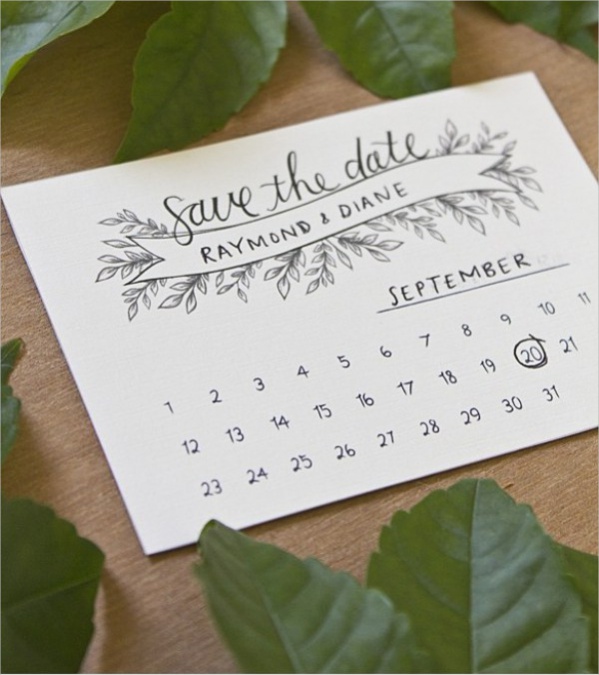 FREE 17 Save The Dates In PSD Vector EPS