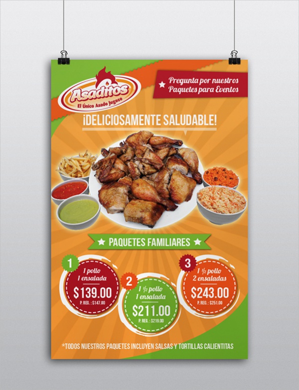 Editable Fast Food Flyer