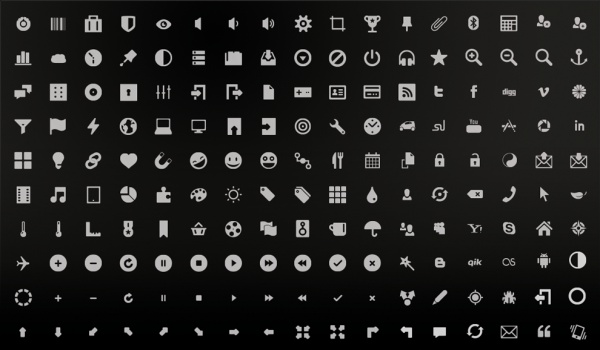 Elegant Minimalistic Android icons