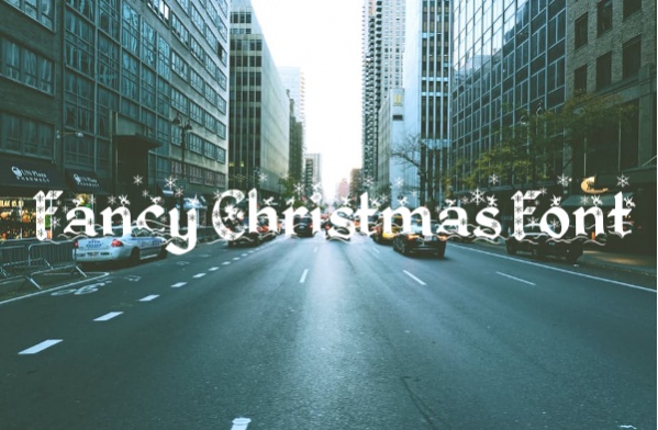 Fancy Christmas Font