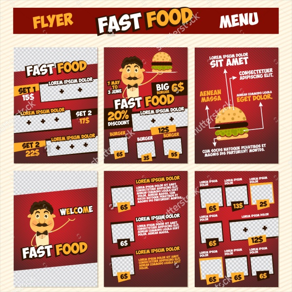Fast Food Menu Flyer