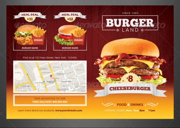 Fast Food Restaurant Flyer