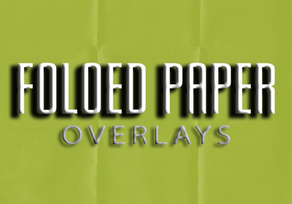 Folded Paper Texture Overlays