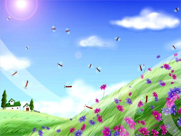 free-animated-spring-wallpaper