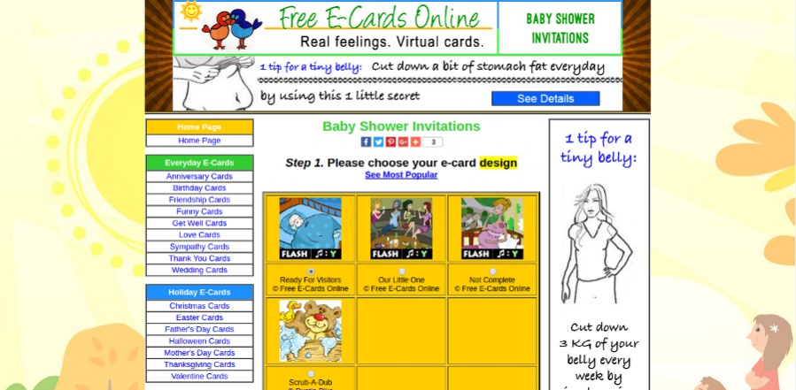 Free Babyshower Online Invite