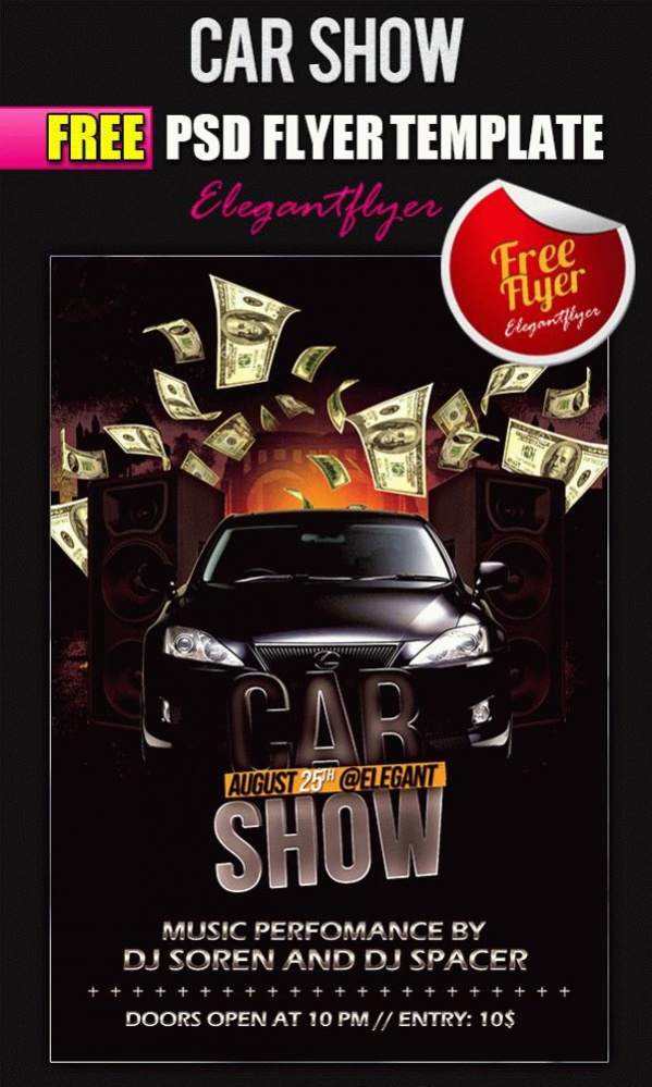 Free Car Show Flyer Template