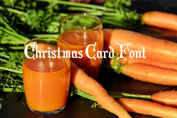 Free Christmas Card Font