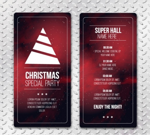 free christmas flyer templates for indesign