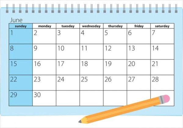 Schedule Calendar Template Free HotPicture