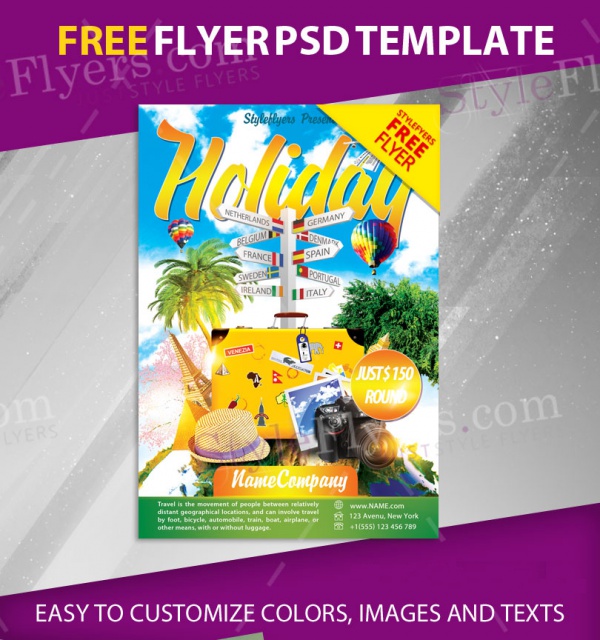 Free Holiday Flyer Template
