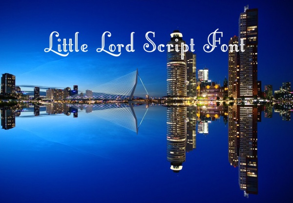 Free Little Lord Script Font