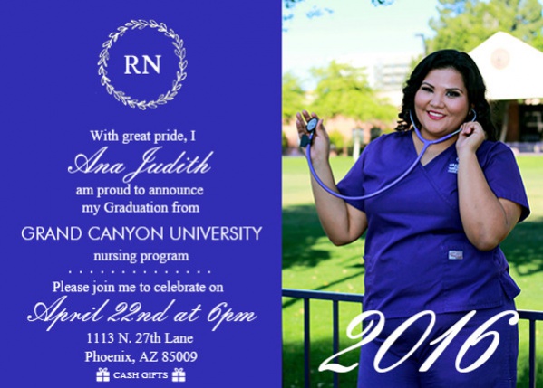 Free Nursing Graduation Invitation