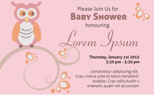 Free Printable Baby Shower Invitation card