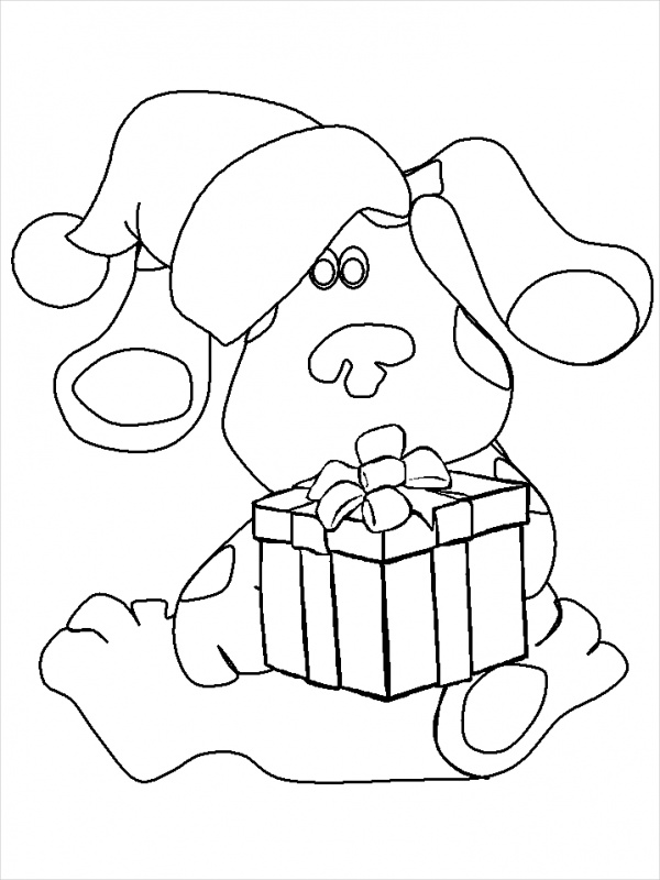  Christmas Cartoon Coloring Pages 4