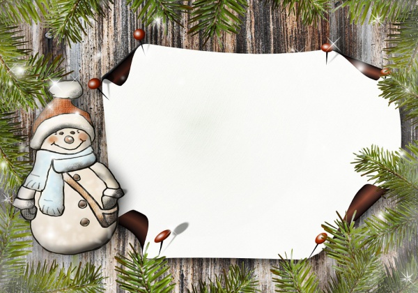 Free Printable Snowman Coloring Card