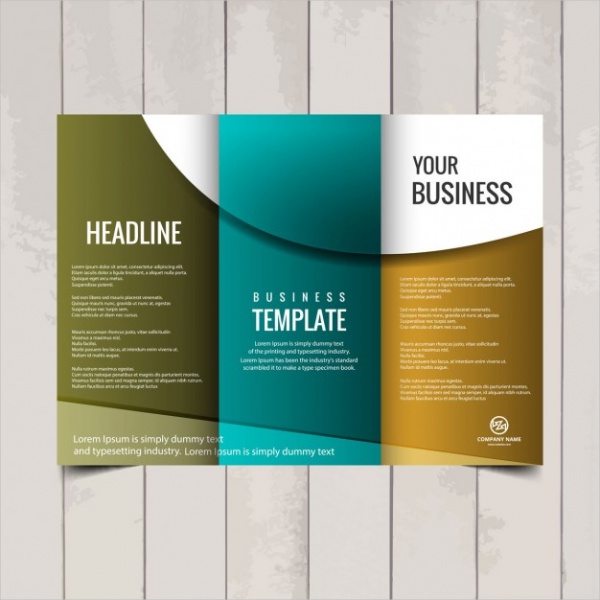 Free Printable Tri Fold Brochure