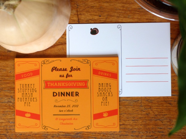 Free Thanksgiving Stationery Template