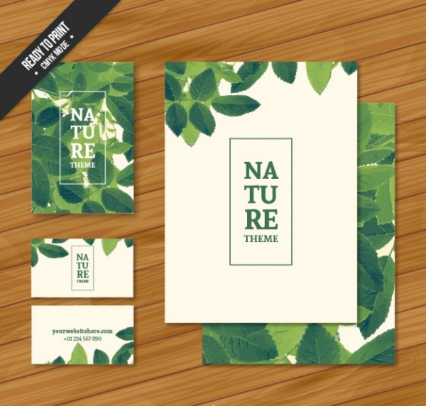 Free Vector Stationery Template