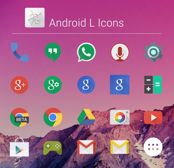 Fully Customized Android Icons