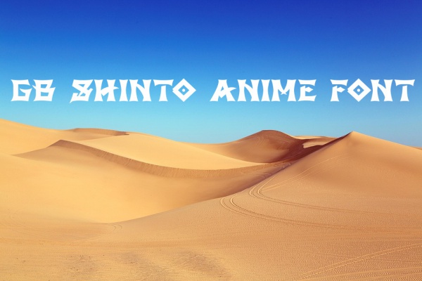 GB Shinto Anime Font