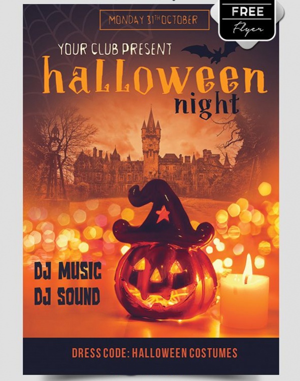 Halloween Club Flyer