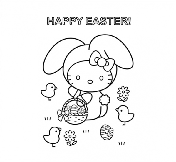 FREE 18+ Hello Kitty Coloring Pages in PDF | AI