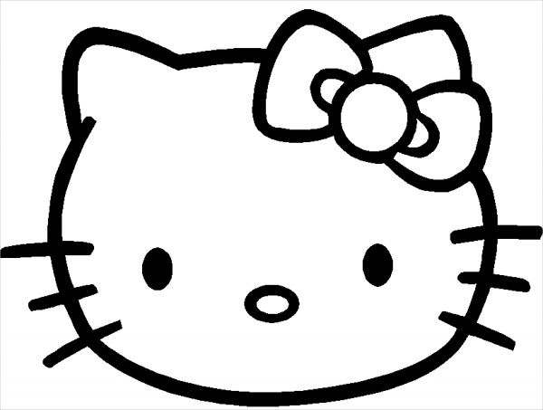 27+ Printable Hello Kitty Coloring Page PNG
