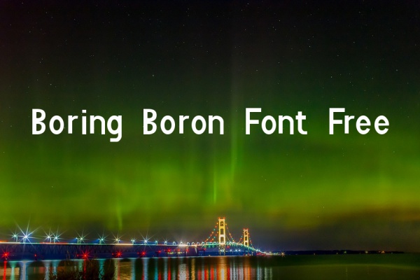 Helvetica Boring Boron Font Free
