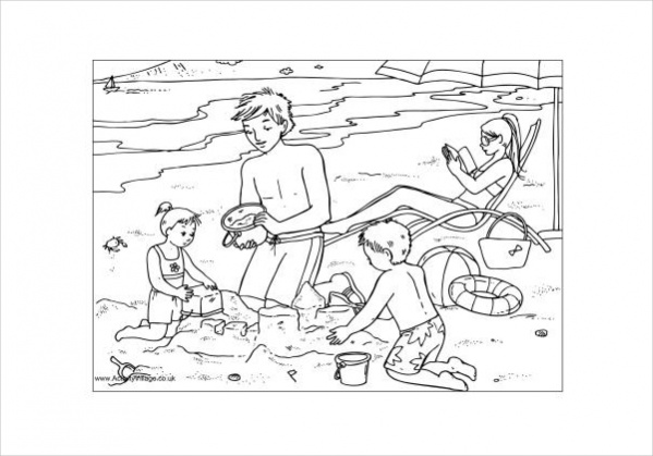 Holiday Coloring Page for Kids