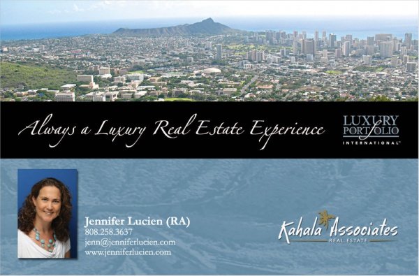 Luxury Real Estate Postcard
