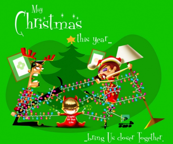 Merry Christmas Digital Card
