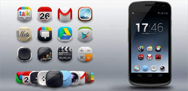 Modern Android Icons PAck