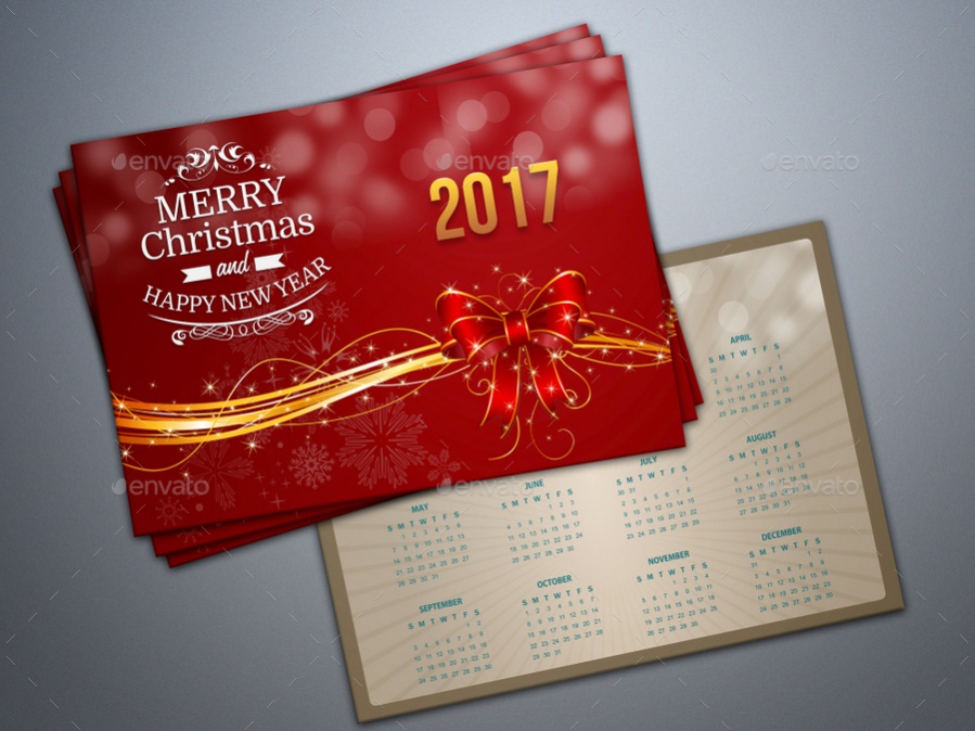 New Year Greeting Card 2017