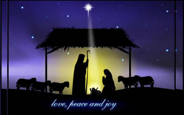 Personalized Christmas Holy Night card