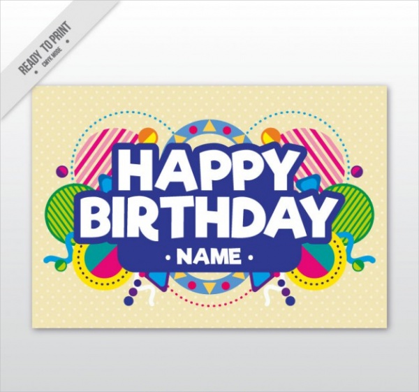 FREE 18+ Printable Birthday Cards in PSD | Vector EPS