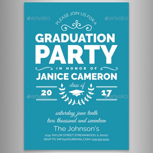 Printable Graduation Party Invitation