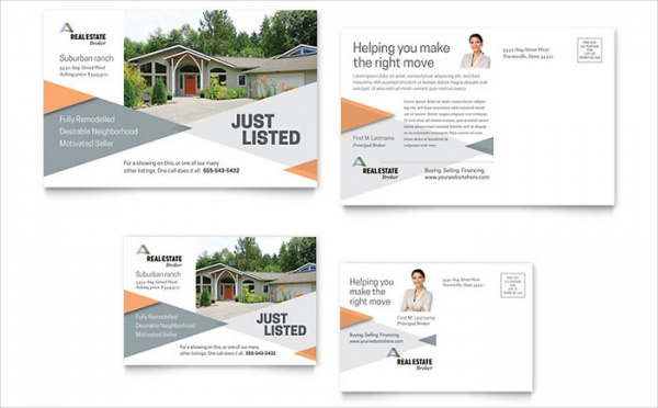 Real Estate Realtor Postcard