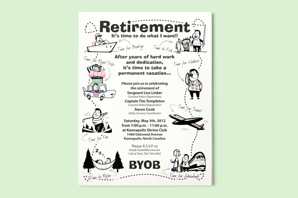 Retirement Flyer Template Free