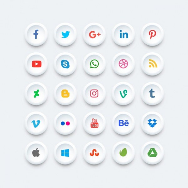 FREE 20+ Social Media Icons in SVG | PNG | AI