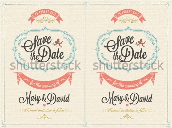 Save The Date Wedding Card