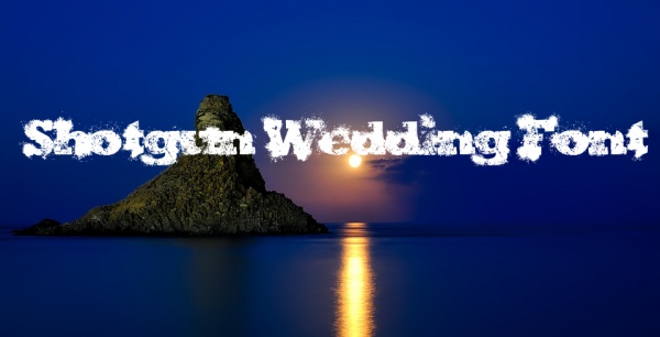 Shotgun Wedding Font