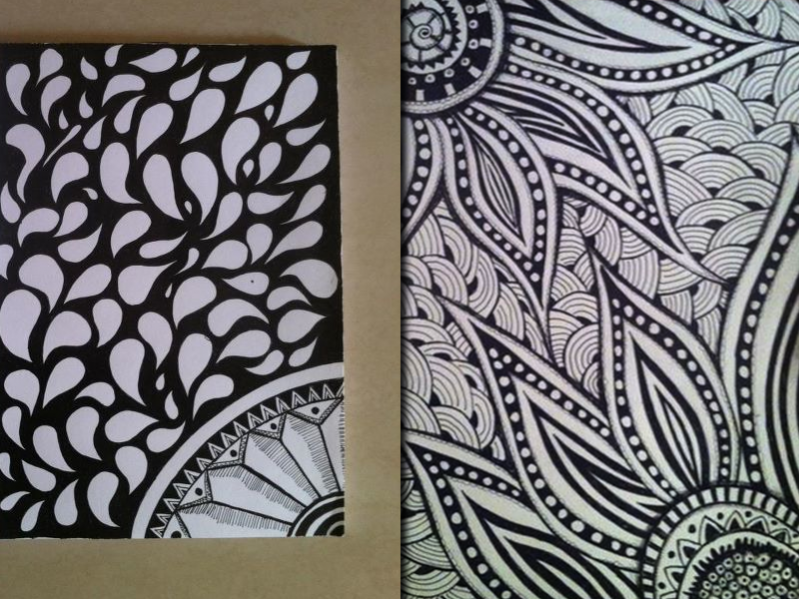 Simple Zentangle Pattern