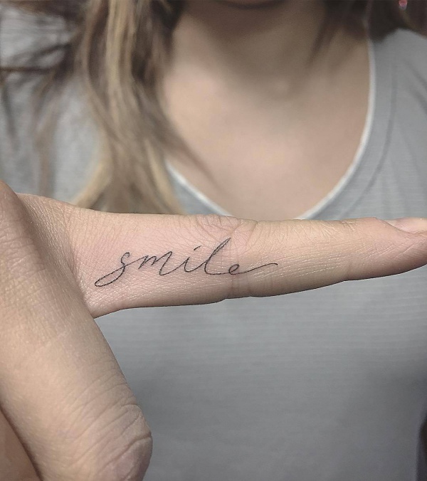 Smile Tattoo Design